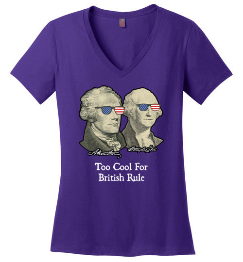 Too Cool For British Rule V-Neck