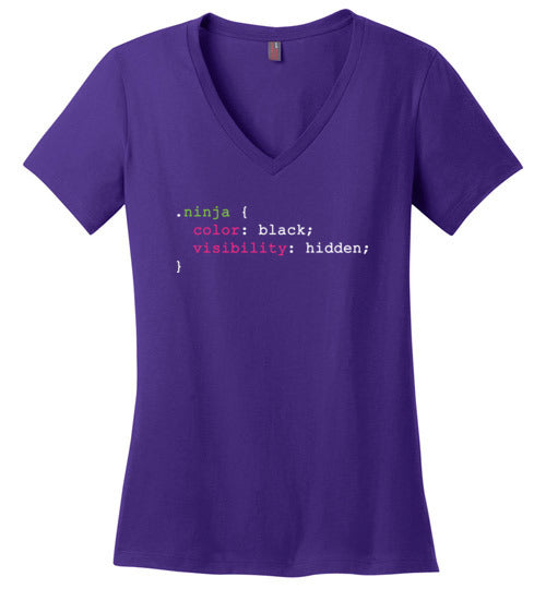 Ninja CSS Coding V-Neck