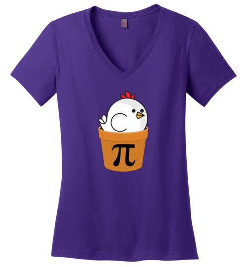 Chicken Pot Pi V-Neck