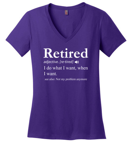 Retired Definition V-Neck