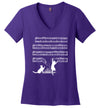 Cat Music Sheets V-Neck