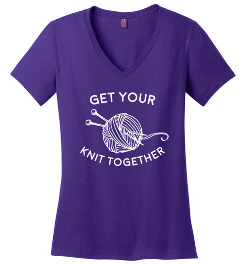 Get Your Knit Together V-Neck