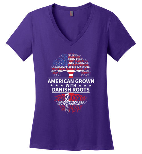 American Grown With Danish Roots V-Neck