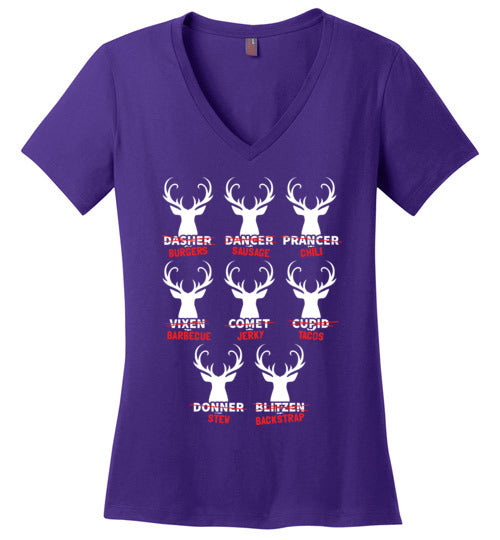 Reindeer Hunter V-Neck