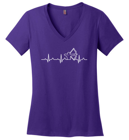 Archery Heartbeat V-Neck