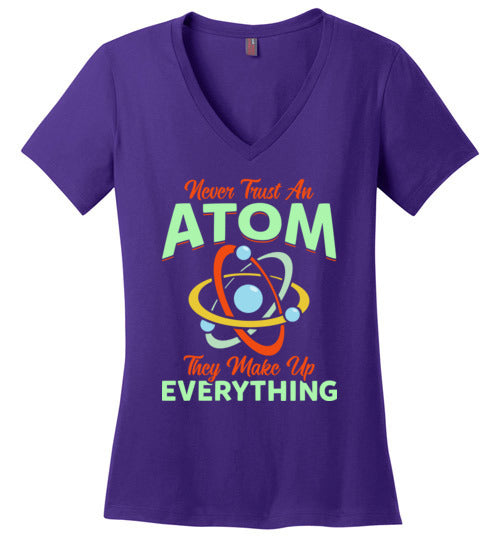 Never Trust An Atom V-Neck