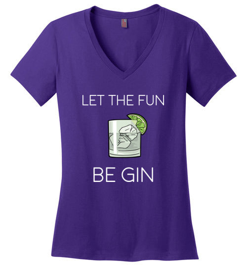 Let The Fun Be Gin V-Neck