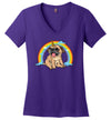 Pug Unicorn V-Neck
