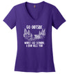 Go Outside Bear V-Neck