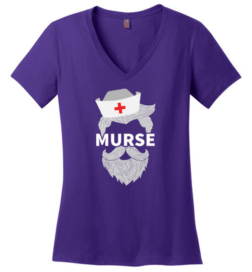 Murse Male Nurse V-Neck