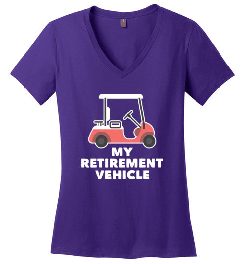 Golf Retirement Vehicle V-Neck