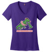 Auntiesaurus Rex V-Neck