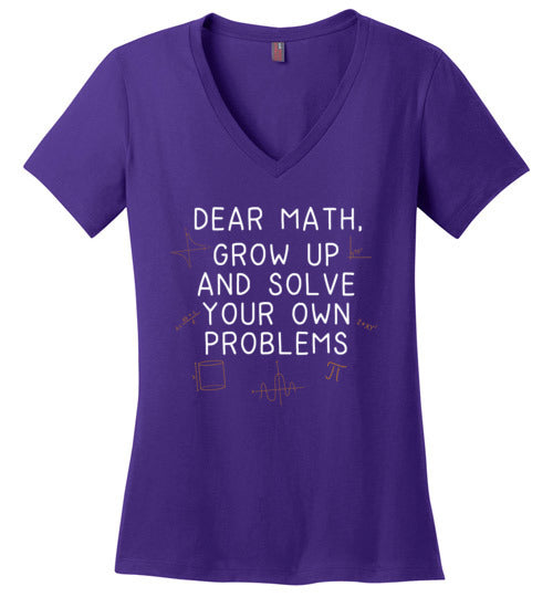Dear Math V-Neck