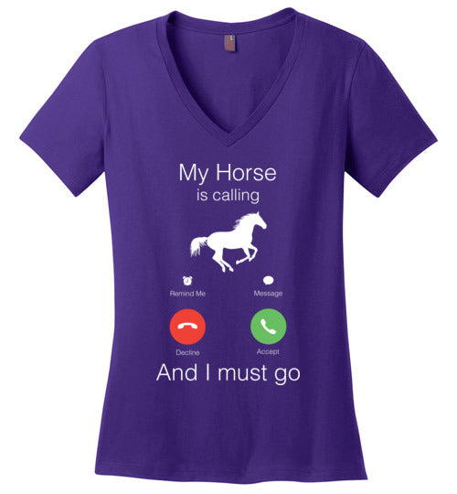 Horse Is Calling V-Neck