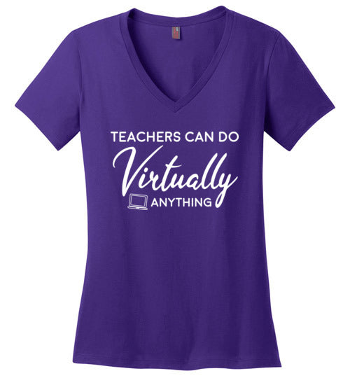 Teachers Can Do Anything V-Neck