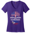 American Grown With Filipino Roots V-Neck