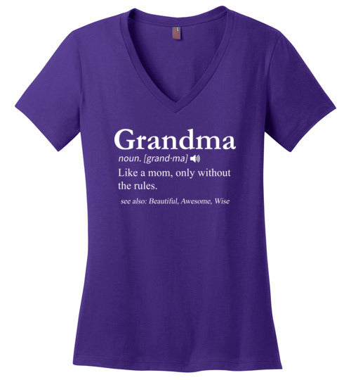 Grandma Definition V-Neck