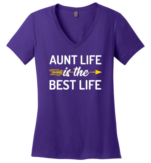 Aunt Life Best Life V-Neck