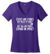 Sticks And Stones V-Neck