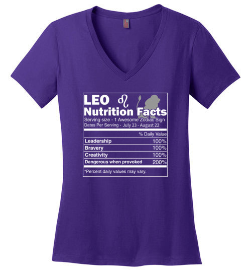 Leo Nutrition Facts V-Neck