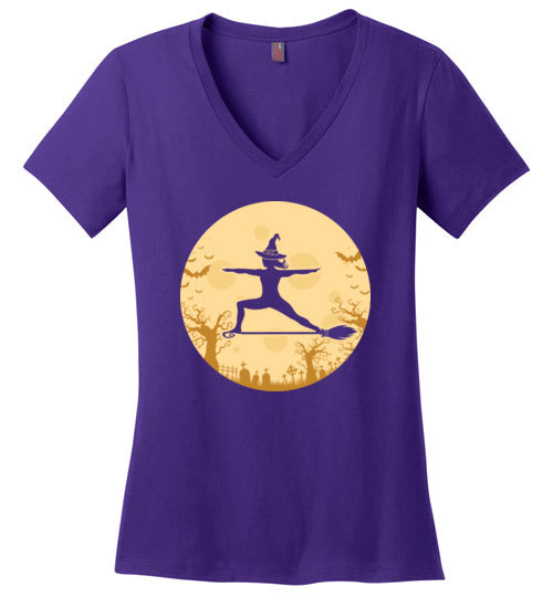 Colorful Witch Yoga V-Neck