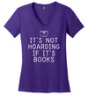 Hoarding Books V-Neck