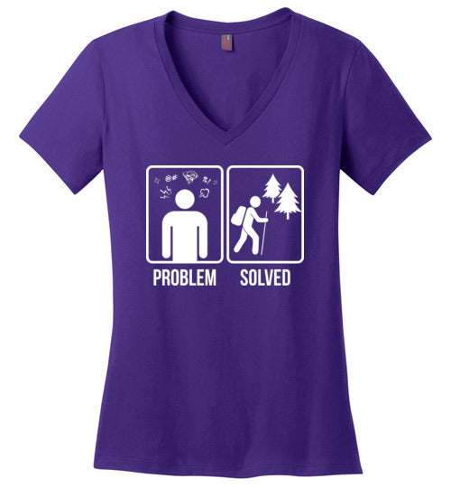Problem Solved Hiking V-neck