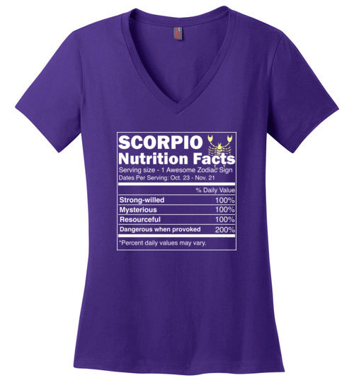 Scorpio Nutrition Facts V-Neck