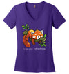 Red Panda To Do List Nothing V-Neck