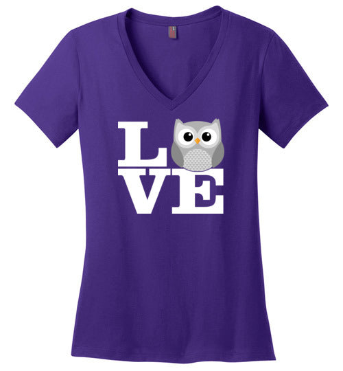 Love Owl V-Neck