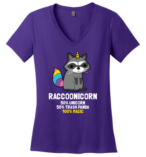 Raccoonicorn V-Neck