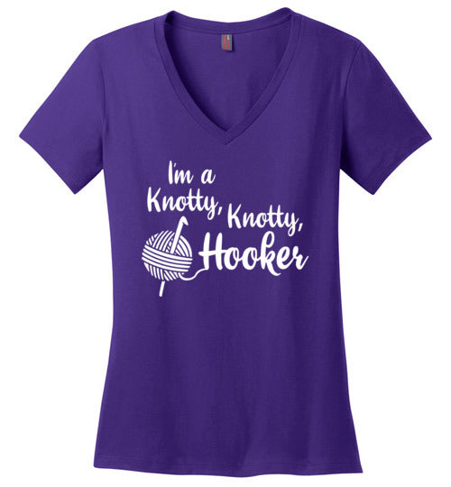 Knotty Knotty Hooker V-Neck