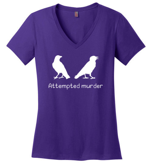 Crows Attempted Murder V-Neck