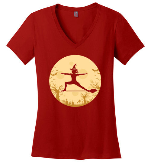 Colorful Witch Yoga V-Neck