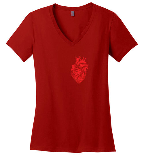 Anatomical Heart V-Neck