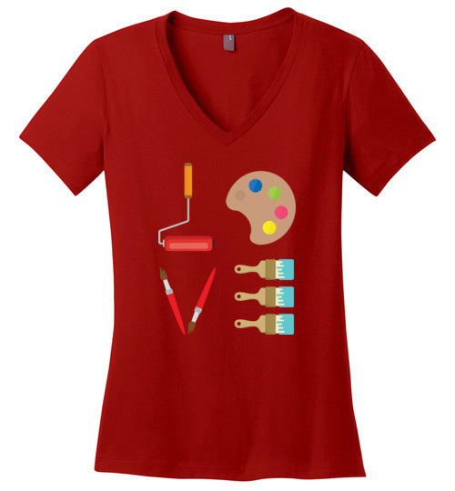 Art Love V-Neck