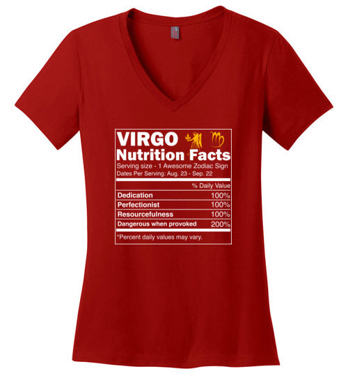 Virgo Nutrition Facts V-Neck