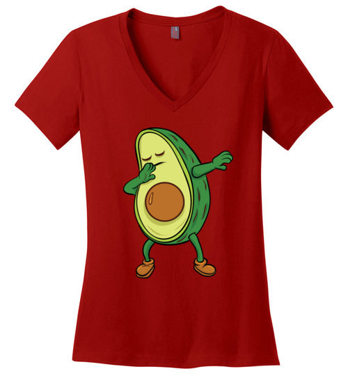Dabbing Avocado V-Neck