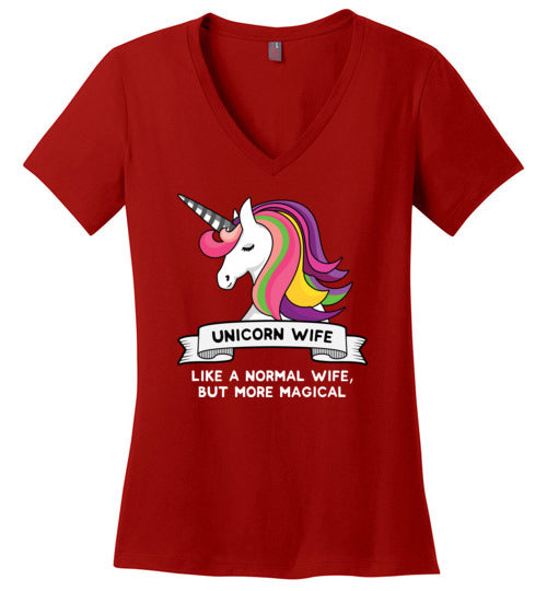 Magical Unicorn Wife V-Neck