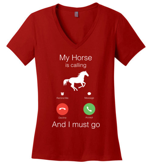 Horse Is Calling V-Neck