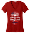 American Grown With Norwegian Roots V-Neck