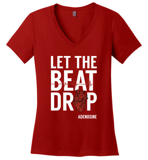 Let The Beat Drop Adenosine V-Neck