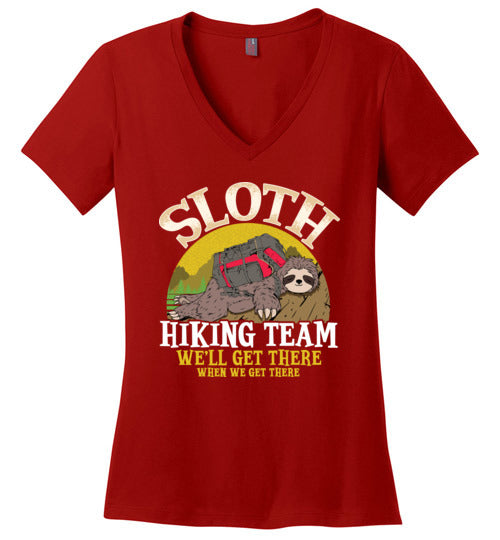 Sloth Hiking Team V-Neck