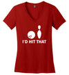 Bowling Hit That V-Neck