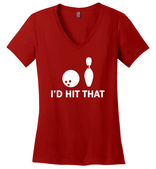 Bowling Hit That V-Neck