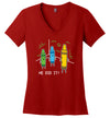 Crayon He Did it V-Neck