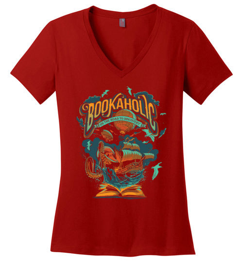 Bookaholic Octopus V-Neck