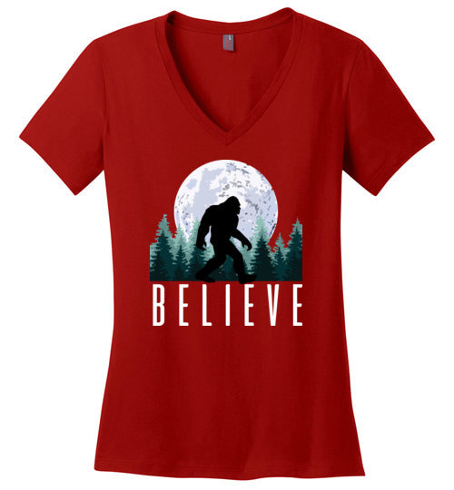 Bigfoot Believe V-Neck