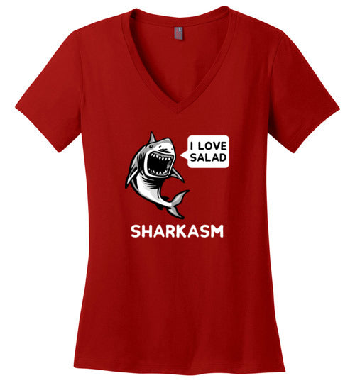 Sharkasm Love Salad V-Neck