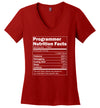 Programmer Nutrition Facts V-Neck